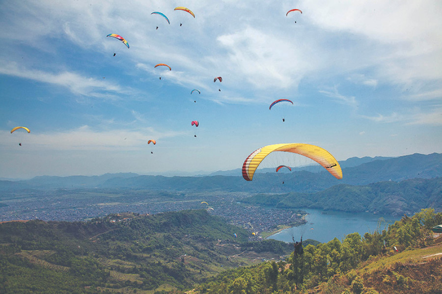 Paragliding in Pokhara