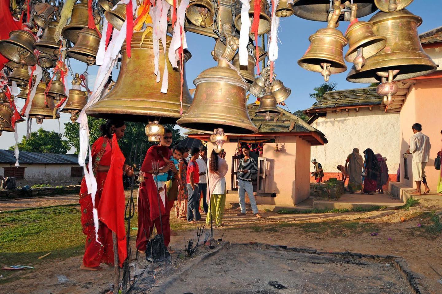 Pilgrims at Swargadwari
