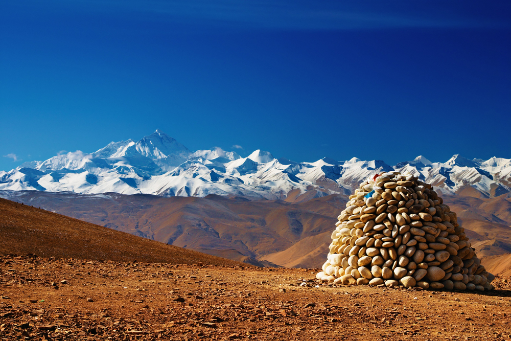 Tibetan landscape on the way to Kailash